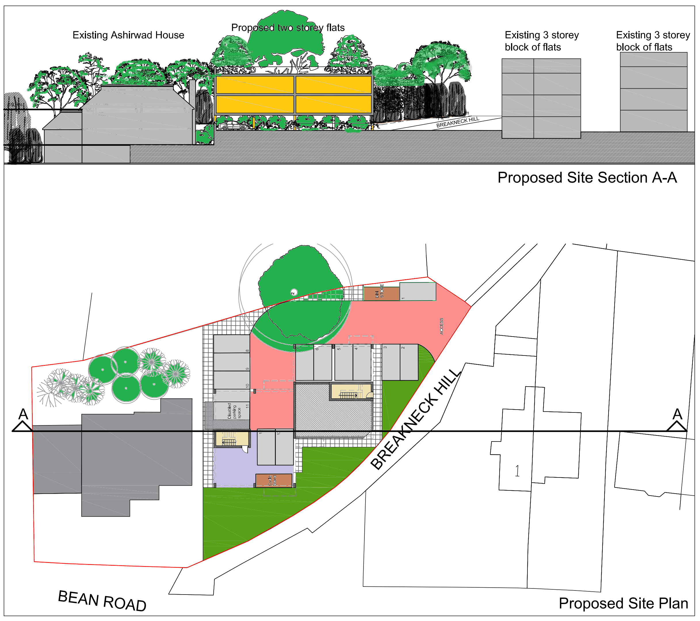 Residential Development scheme, Dartford, Kent